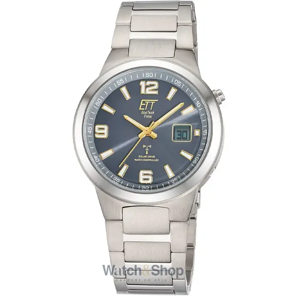 Ceas ETT Eco Tech Time ETT Eco Tech Time EGT-11708-52M Mens Watch Radio-controlled Solar Drive Everest Gents Titan 41mm 5ATM