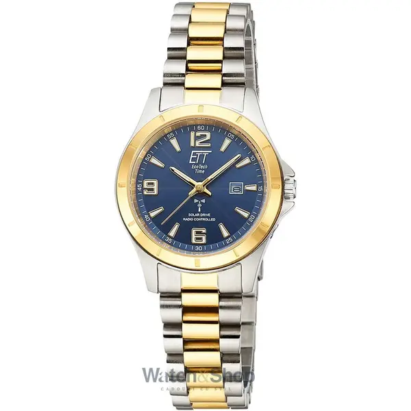 Ceas ETT Eco Tech Time ETT Eco Tech Time ELS-11677-32M Ladies Watch Solar Radio Gobi Lady 32mm 5ATM