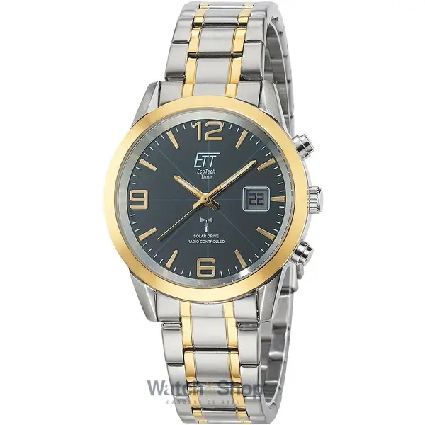 Ceas ETT Eco Tech Time ETT EGS-11502-32M solar drive radio controlled Basic men`s 41mm 5ATM