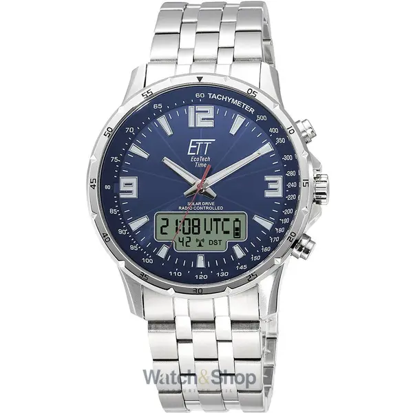 Ceas ETT Eco Tech Time ETT EGS-11552-31M Solar Drive Radio Controlled Professional 43mm 10ATM