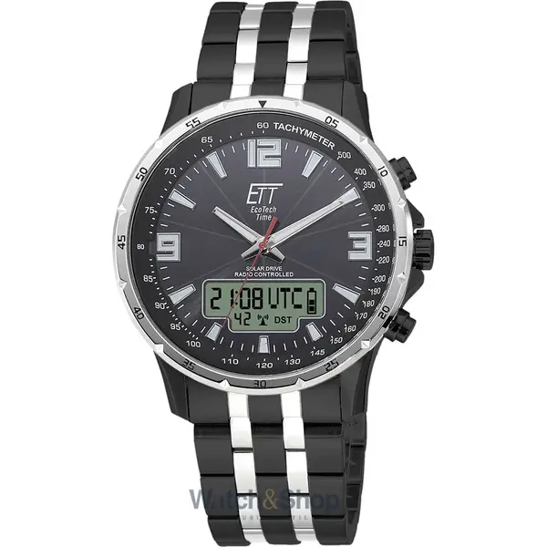 Ceas ETT Eco Tech Time ETT EGS-11568-21M Solar Drive Radio Controlled Professional Arctica 43mm