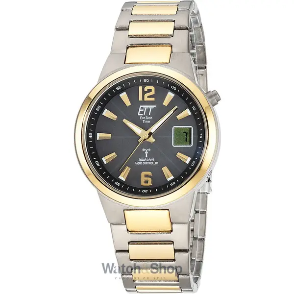 Ceas ETT Eco Tech Time ETT EGT-11468-21M Solar Drive radio contr. Everest II Titan 41mm 5ATM