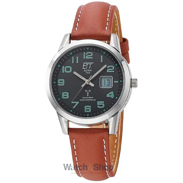 Ceas ETT Eco Tech Time ETT ELS-11588-22L Solar Drive Radio Controlled Gobi Ladies Watch 34mm 5ATM