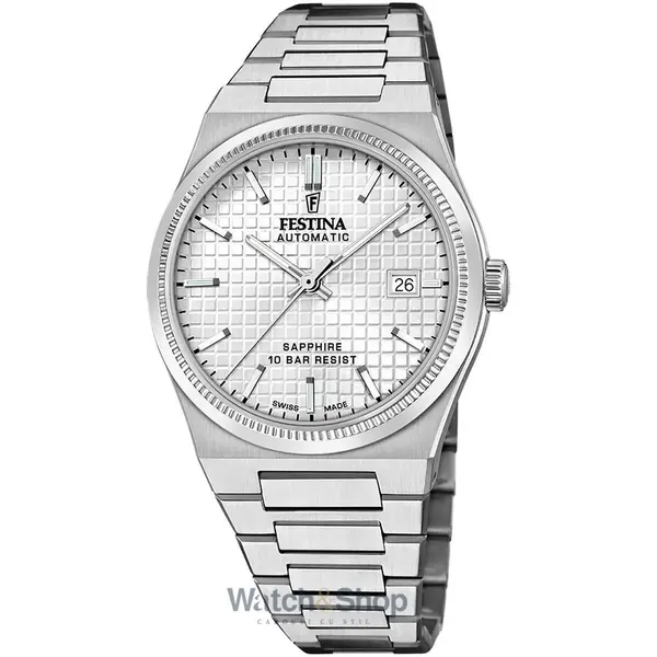 Ceas Festina Festina F20028/1 Mens Watch Swiss Made Rivé Automatic 40mm 10ATM