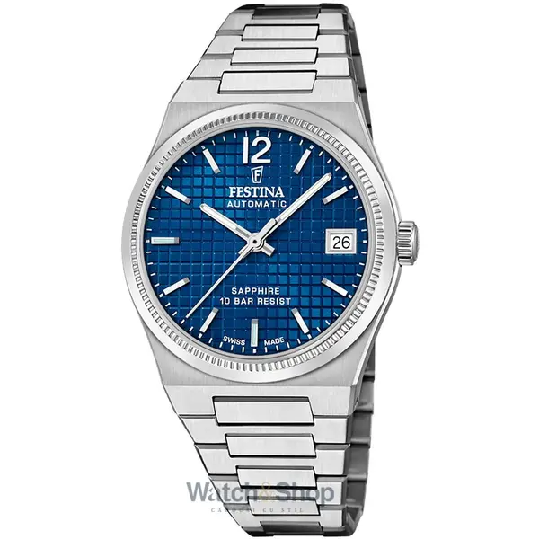 Ceas Festina Festina F20029/4 Ladies Watch Swiss Made Rivé Automatic 35mm 10ATM