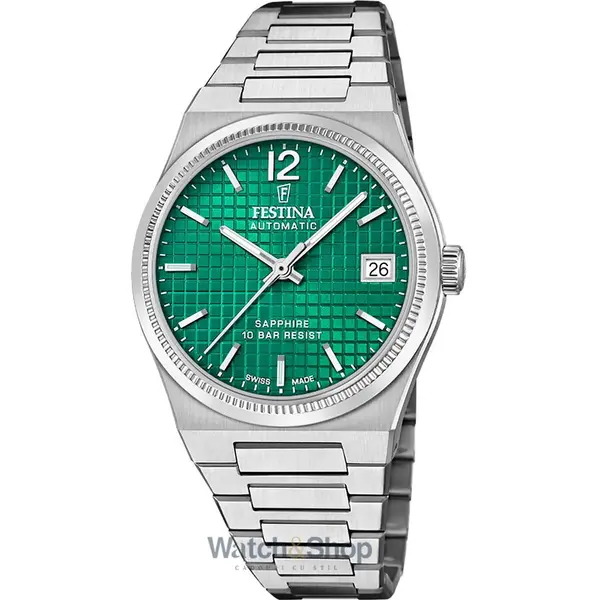 Ceas Festina Festina F20029/5 Ladies Watch Swiss Made Rivé Automatic 35mm 10ATM