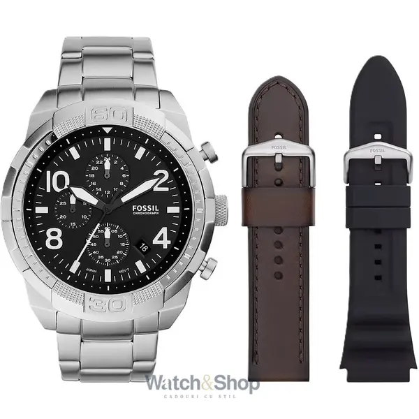 Ceas Fossil BRONSON Special Pack + 2 Extra Straps
