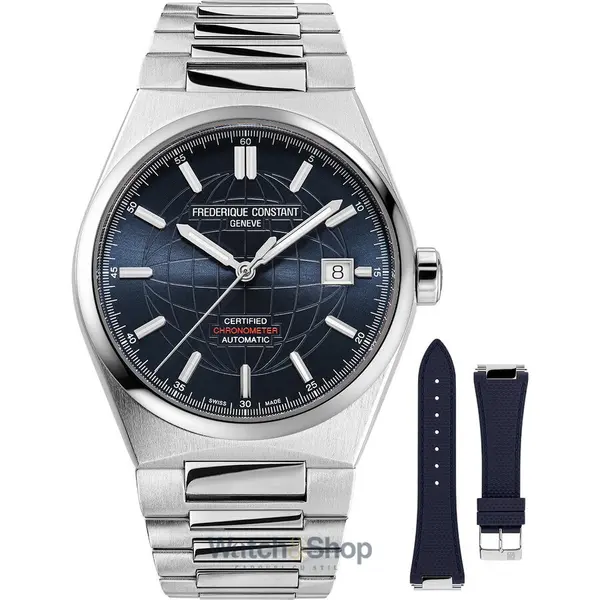 Ceas Frederique Constant Frederique Constant FC-303BL3NH6B Mens Watch Highlife Automatic COSC Chronometer 39mm 10ATM