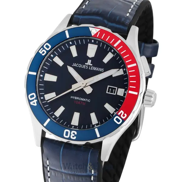 Ceas Jacques Lemans Jacques Lemans 1-2131B Hybromatic Mens Watch 43mm 10ATM