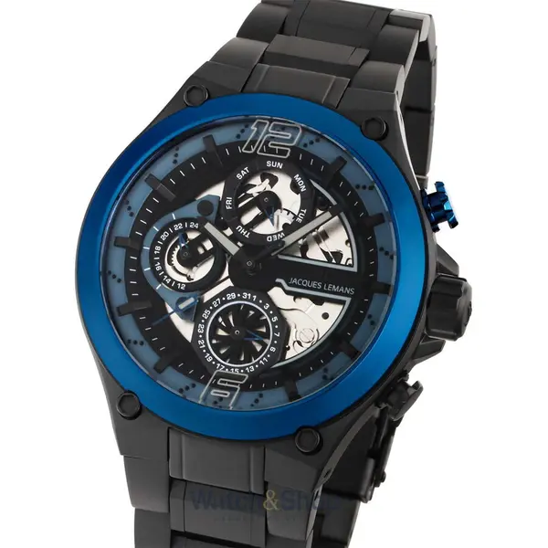 Ceas Jacques Lemans Jacques Lemans 1-2150G Manchester Multifunction Mens Watch 43mm 10ATM