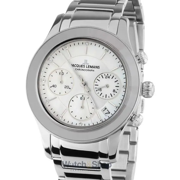 Ceas Jacques Lemans Jacques Lemans 1-2151F Venice Ladies Watch Chronograph 38mm 5ATM