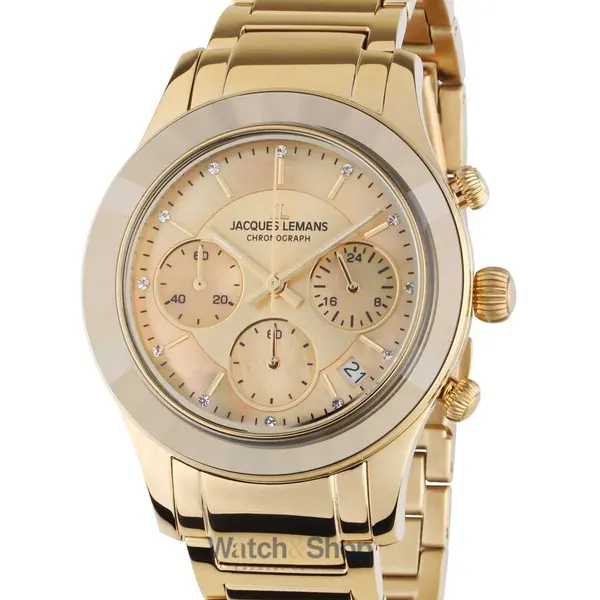 Ceas Jacques Lemans Jacques Lemans 1-2151H Venice Ladies Watch Chronograph 38mm 5ATM