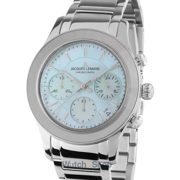 Ceas Jacques Lemans Jacques Lemans 1-2151K Venice Ladies Watch Chronograph 38mm 5ATM