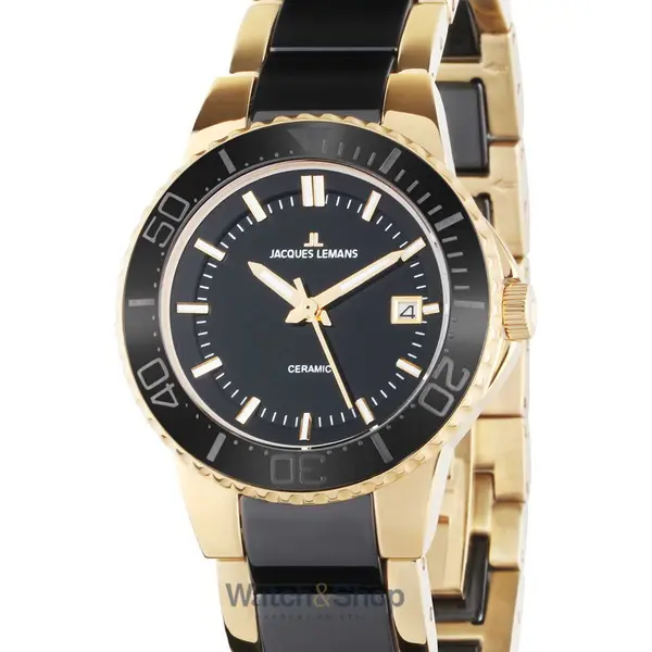 Ceas Jacques Lemans Jacques Lemans 1-2165C Colmar Ceramic Ladies Watch 31mm 10ATM