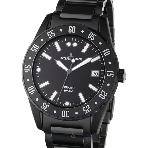 Ceas Jacques Lemans Jacques Lemans 42-10D Liverpool Ceramic Mens Watch 42mm 10ATM