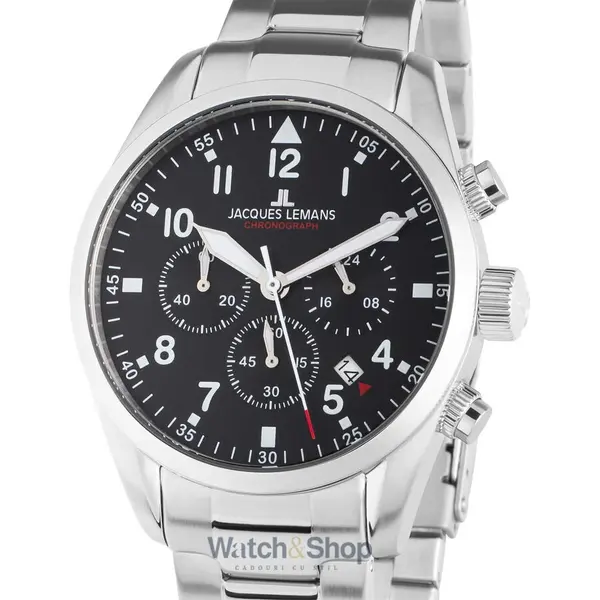 Ceas Jacques Lemans Jacques Lemans 42-2C Barcelona Mens Chronograph 42mm 10ATM