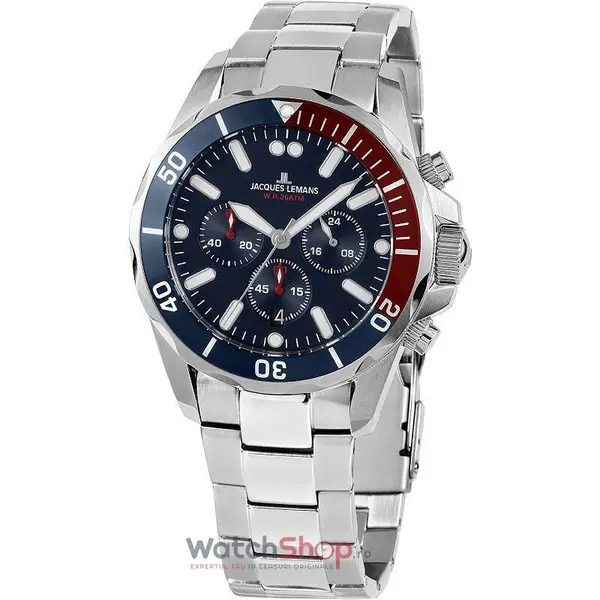 Ceas Jacques Lemans LIVERPOOL 1-2091G Cronograf