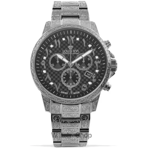 Ceas Louis XVI Louis XVI LXVI1095 Palais Royale Arabic Chronograph Mens Watch 43mm 10ATM