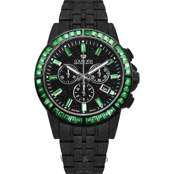 Ceas Louis XVI Louis XVI LXVI1182 Mens Watch Majeste Frosted Iced Out Chrono Limited 43mm 10ATM