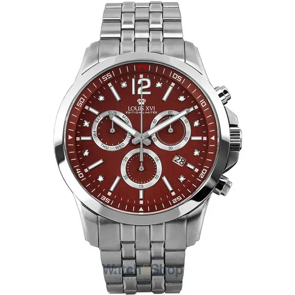 Ceas Louis XVI Louis XVI LXVI3522 Mens Watch Athos le Grand 2.0 Diamond Chronograph 48mm 10ATM