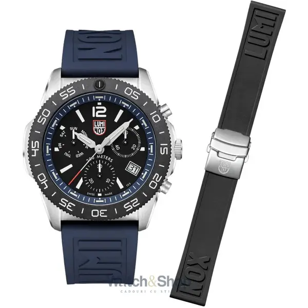 Ceas Luminox Luminox XS.3143.SET Mens Watch Pacific Diver Chronograph 44mm 20ATM