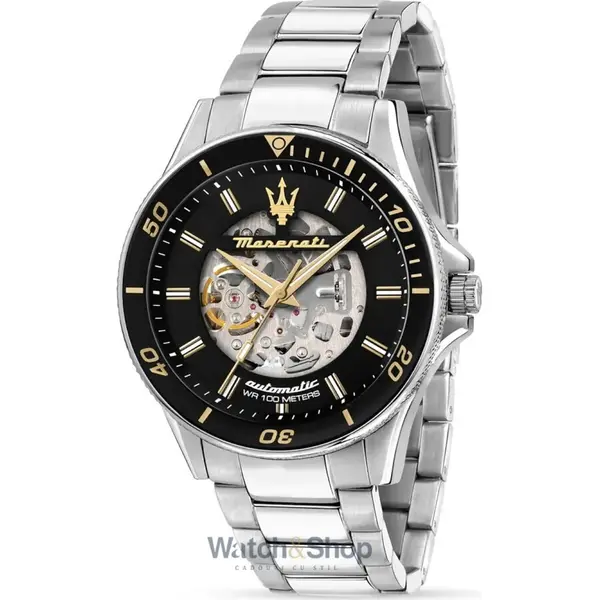 Ceas Maserati Maserati R8823140014 Mens Watch Sfida Automatic 44mm 10ATM