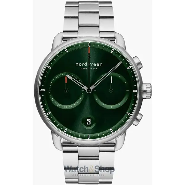 Ceas Nordgreen Nordgreen PI42SI3LSIGS Mens Watch Pioneer Chronograph 42mm 10ATM