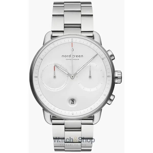 Ceas Nordgreen Nordgreen PI42SI3LSIXX Mens Watch Pioneer Chronograph 42mm 10ATM