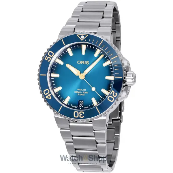 Ceas Oris Oris 01 400 7769 4125-07 8 22 09PEB Mens Watch Aquis Date Automatic 41 5mm 30ATM