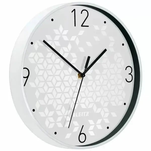 Ceas pentru perete Leitz WOW silentios rotund 29 cm alb Ceas pentru perete Leitz WOW silentios rotund 29 cm alb