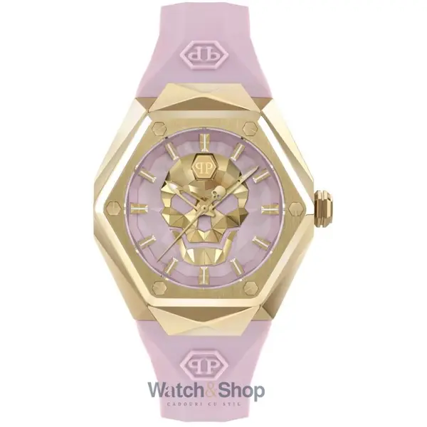 Ceas Philipp Plein Philipp Plein PWADA0124 Ladies Watch $kull Spikes Lady 40mm 5ATM