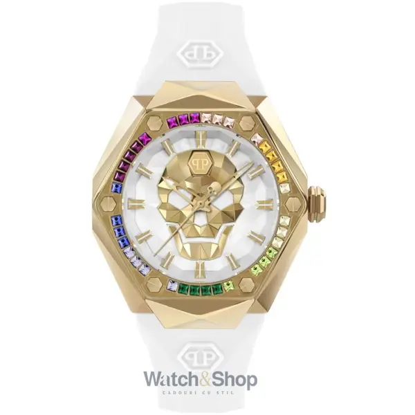 Ceas Philipp Plein Philipp Plein PWADA0324 Ladies Watch $kull Spikes Lady 40mm 5ATM