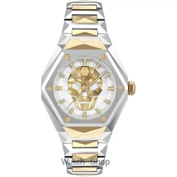 Ceas Philipp Plein Philipp Plein PWADA0424 Ladies Watch $kull Spikes Lady 40mm 5ATM