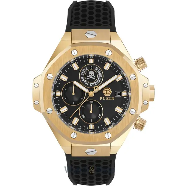 Ceas Philipp Plein Philipp Plein PWLFA0325 Mens Watch Plein Chrono Royal 46mm 5ATM