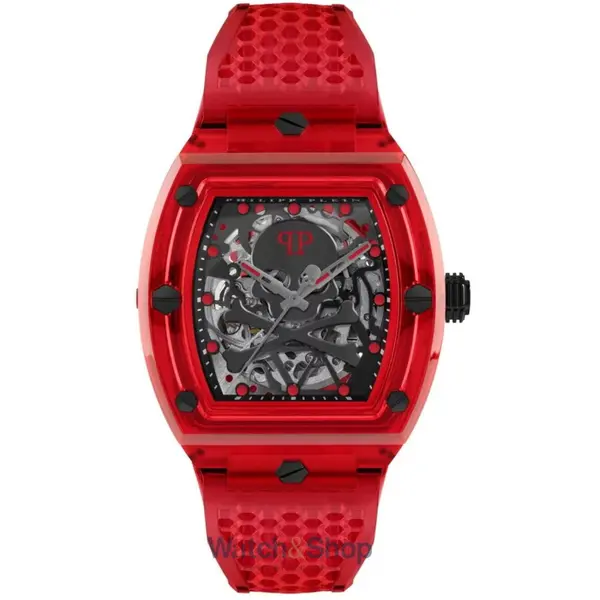 Ceas Philipp Plein Philipp Plein PWPTA0224 Automatic Mens Watch The $keleton Crystal 44mm 5ATM