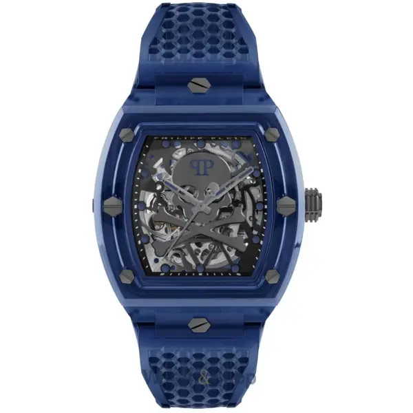 Ceas Philipp Plein Philipp Plein PWPTA0324 Automatic Mens Watch The $keleton Crystal 44mm 5ATM