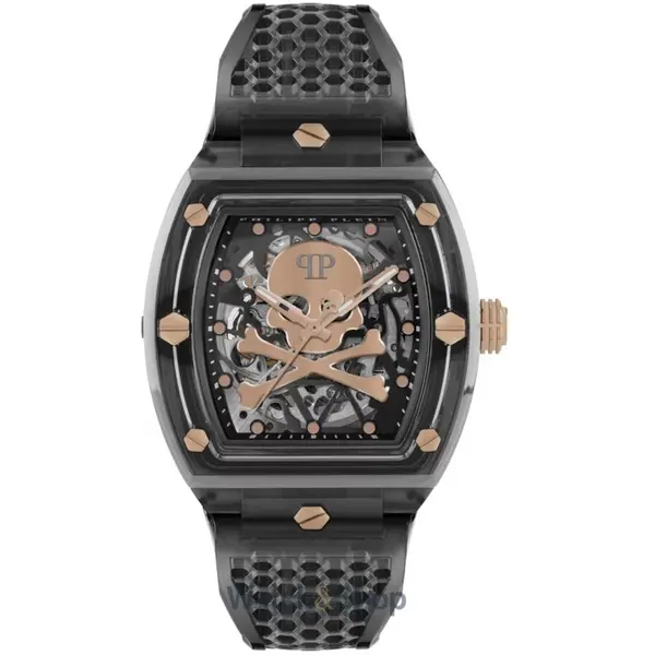 Ceas Philipp Plein Philipp Plein PWPTA0424 Automatic Mens Watch The $keleton Crystal 44mm 5ATM