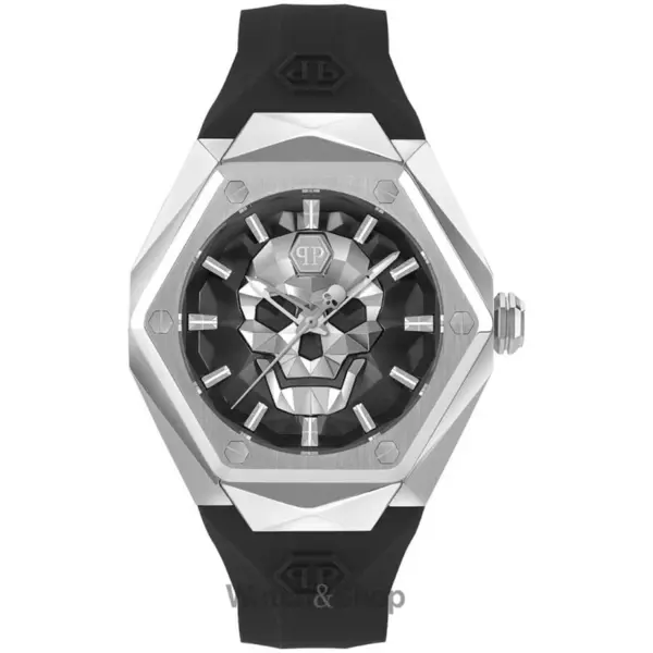 Ceas Philipp Plein Philipp Plein PWPWA0124 Mens Watch The $kull Spikes 46mm 5ATM
