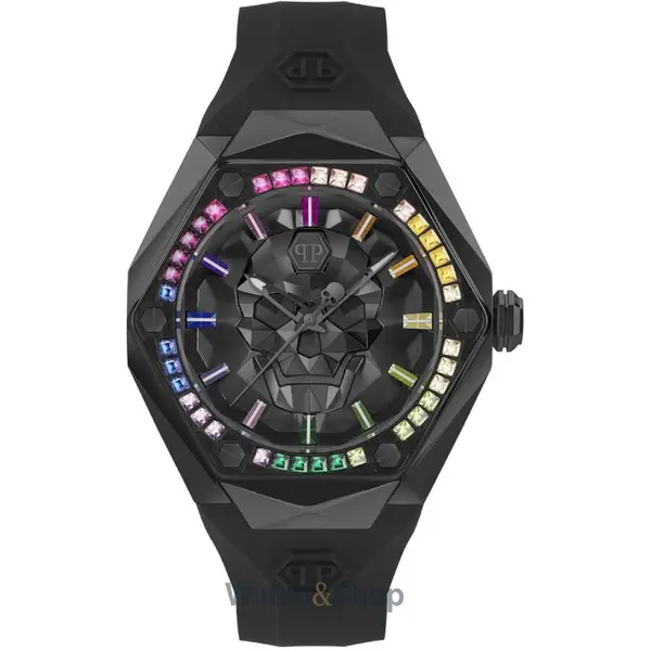 Ceas Philipp Plein Philipp Plein PWPWA0524 Mens Watch The $kull Spikes 46mm 5ATM