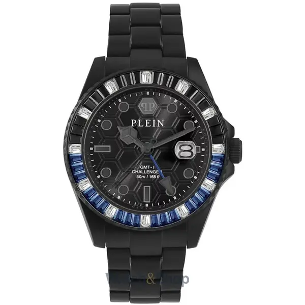 Ceas Philipp Plein Philipp Plein PWPZA0324 Unisex GMT-I Challenger Baguettes 44mm 5ATM