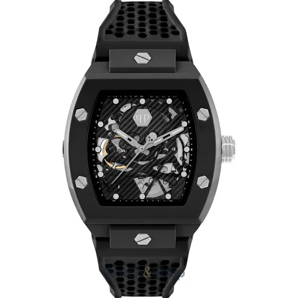 Ceas Philipp Plein Philipp Plein PWVBA0423 Mens Watch The Skeleton Automatic 44mm 5ATM