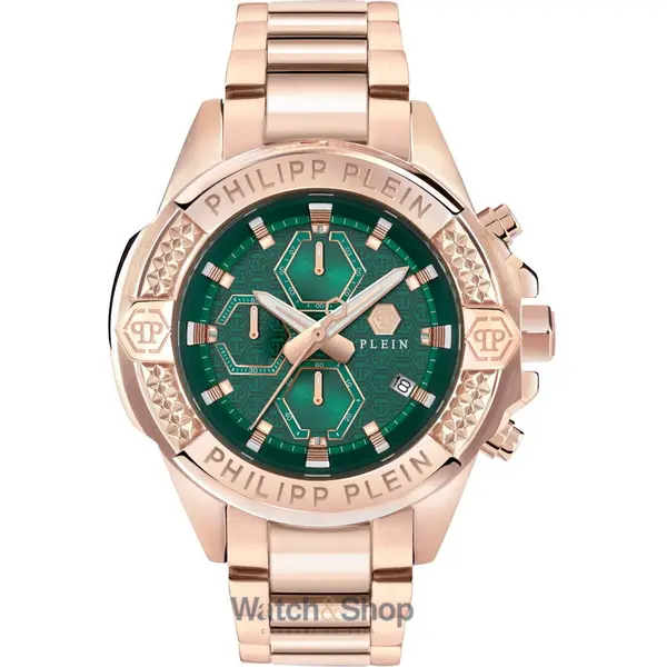 Ceas Philipp Plein Philipp Plein PWWFA0625 Mens Watch The $kull Chrono 45mm 5ATM
