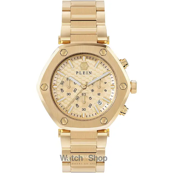 Ceas Philipp Plein Philipp Plein PWZBA0523 The Hexagon Chronograph Unisex Watch 42mm 5ATM