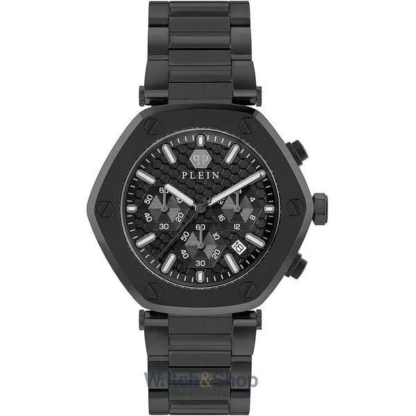 Ceas Philipp Plein Philipp Plein PWZBA0623 The Hexagon Chronograph Unisex Watch 42mm 5ATM