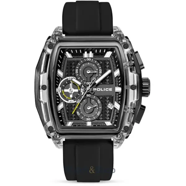 Ceas Police Police PEWGO00778X3 Mens watch Clout Tank Chronograph Set 46mm 3ATM
