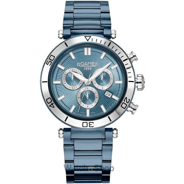 Ceas Roamer Roamer 994837 41 45 20 Mens Watch Toscana Chronograph 43mm 5ATM