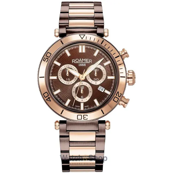 Ceas Roamer Roamer 994837 47 65 20 Mens Watch Toscana Chronograph 43mm 5ATM