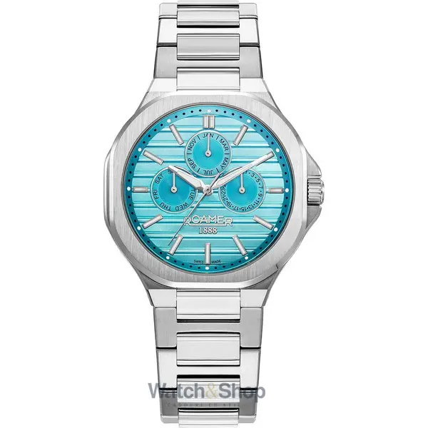 Ceas Roamer Roamer 995989 41 05 20 Mens Watch Spirit of Time full calendar 42mm 3ATM