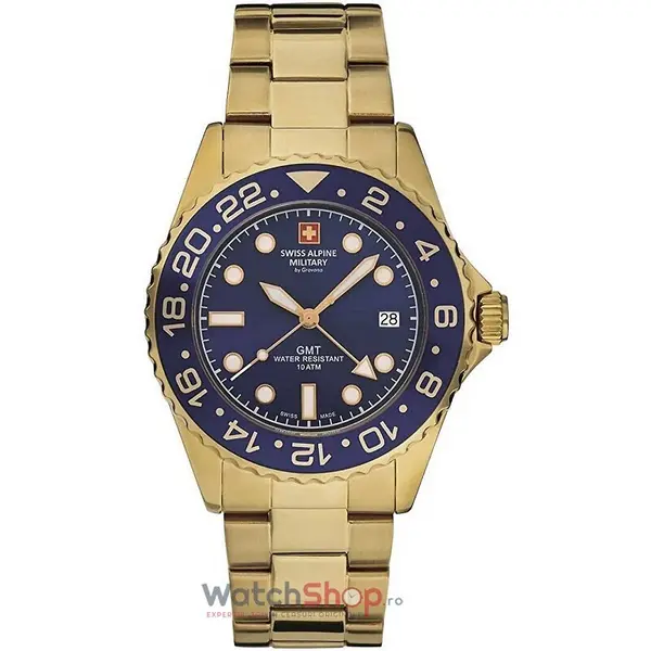 Ceas Swiss Alpine Military BY GROVANA 7052.1115 GMT Diver