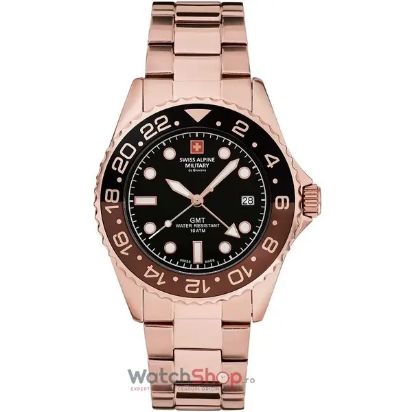 Ceas Swiss Alpine Military BY GROVANA 7052.1164 GMT Diver